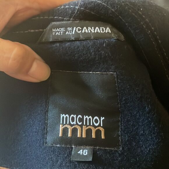 ⭐️Host Pic⭐️ 💥 Macmor MM Pea Coat Wool Jacket ~ Size XL (46) 💥 - Picture 8 of 9